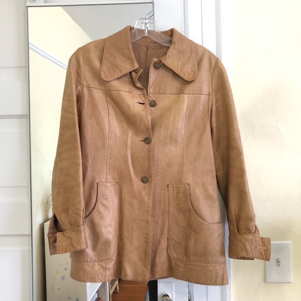 Vintage leather jacket from Scotland